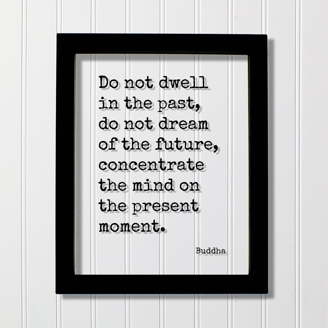 Buddha Floating Quote, Buddhism Art Print