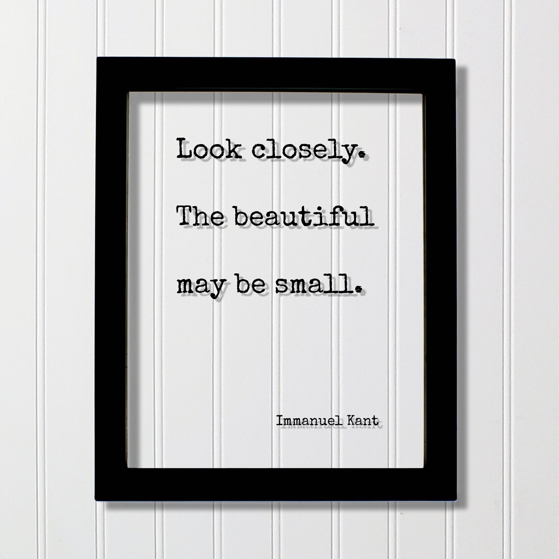 Immanuel Kant Quote Art Print, Floating Typography