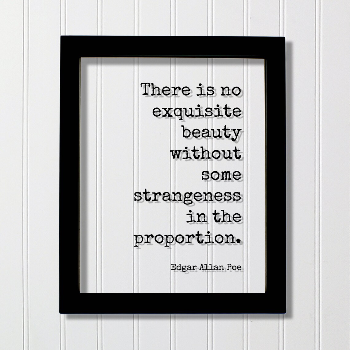 Edgar Allan Poe Quote Typography Art Print