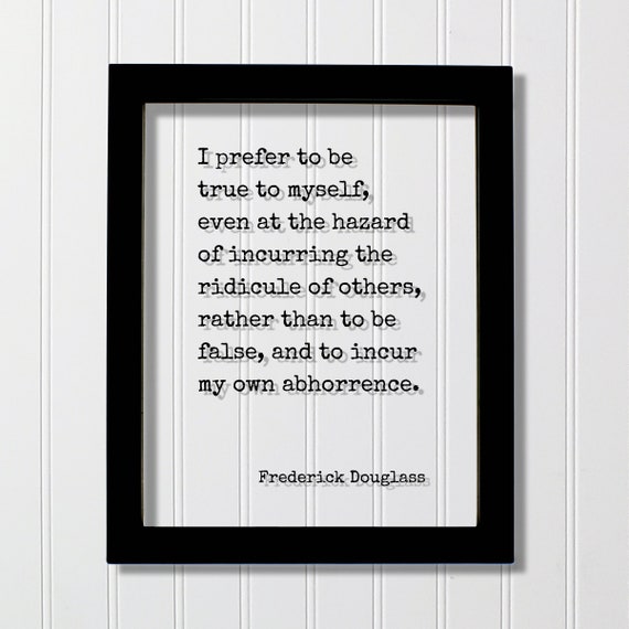 Frederick Douglass Quote Art Print, Historical Statement