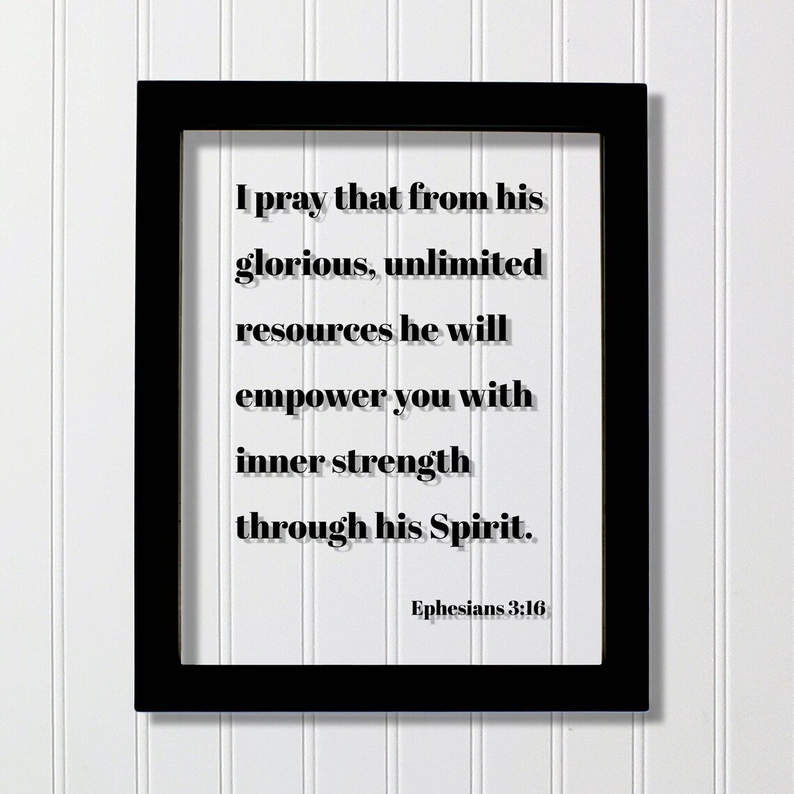Ephesians 3:16 Scripture Verse Art Print