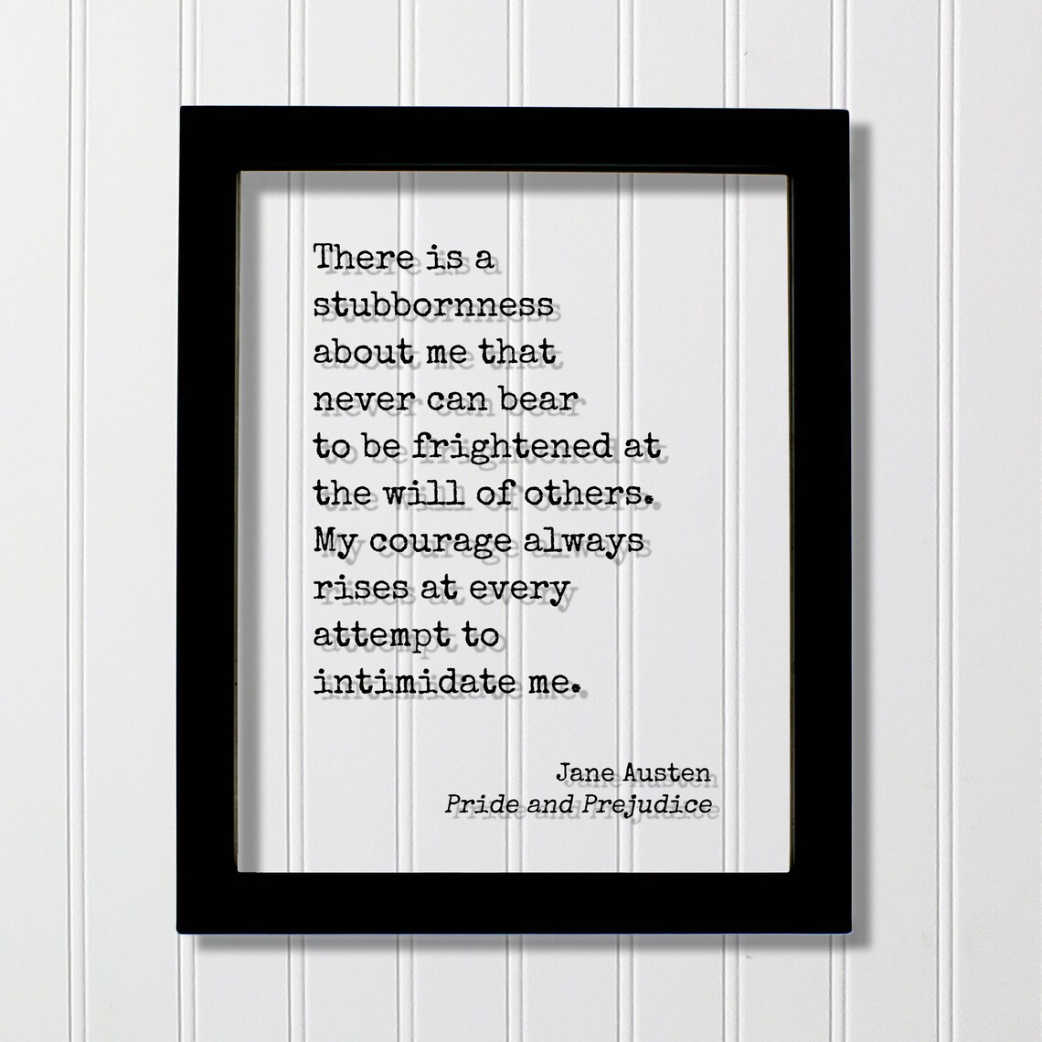 Jane Austen Pride And Prejudice Quote Poster Print