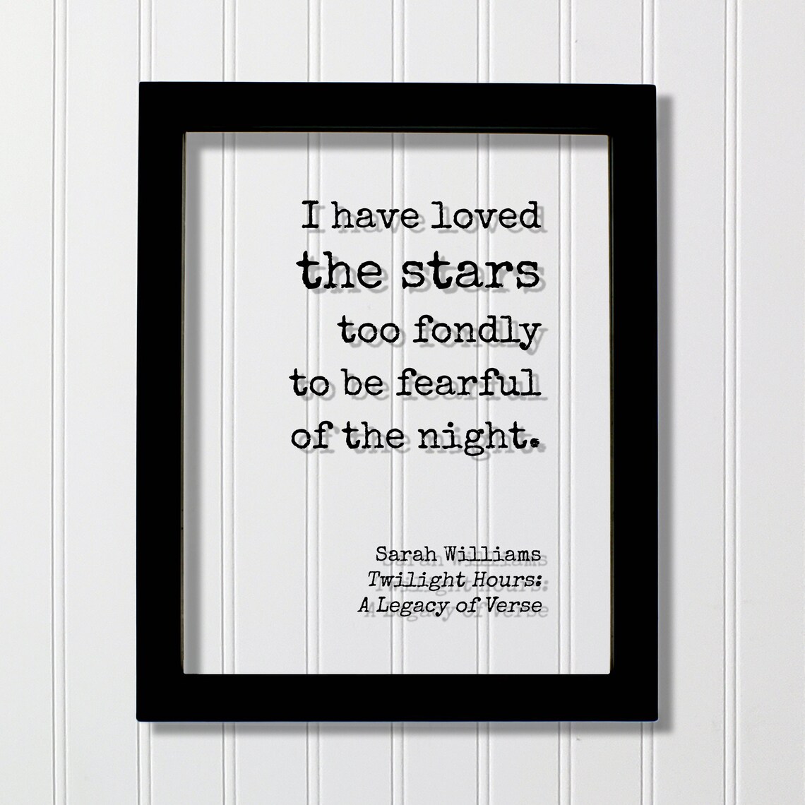 Sarah Williams Quote Art Print, Astronomy Stars