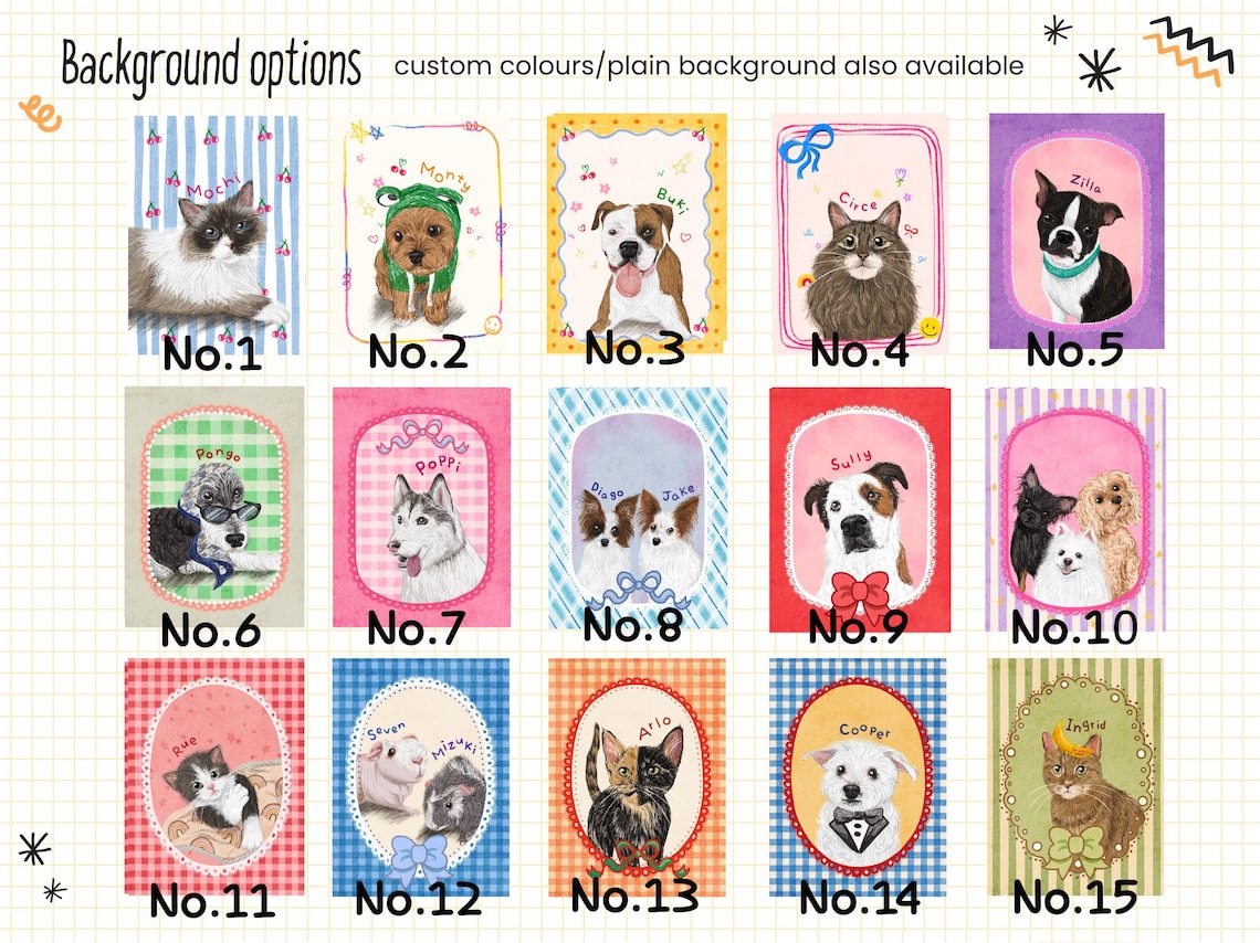 Custom Rabbit Portrait, Cute Personalised Art Print - Image 3