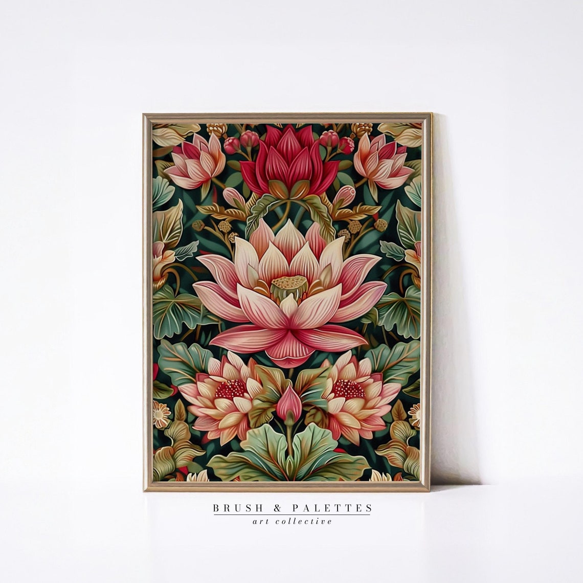 Vintage Flower Print, Botanical Floral Art