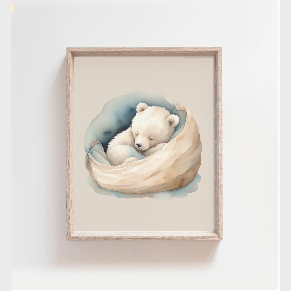 Bear Nursery Print Woodland Nursery Bear Print Bear Art Woodland Bear Art Animal Print Animal Art Print Watercolor Bear