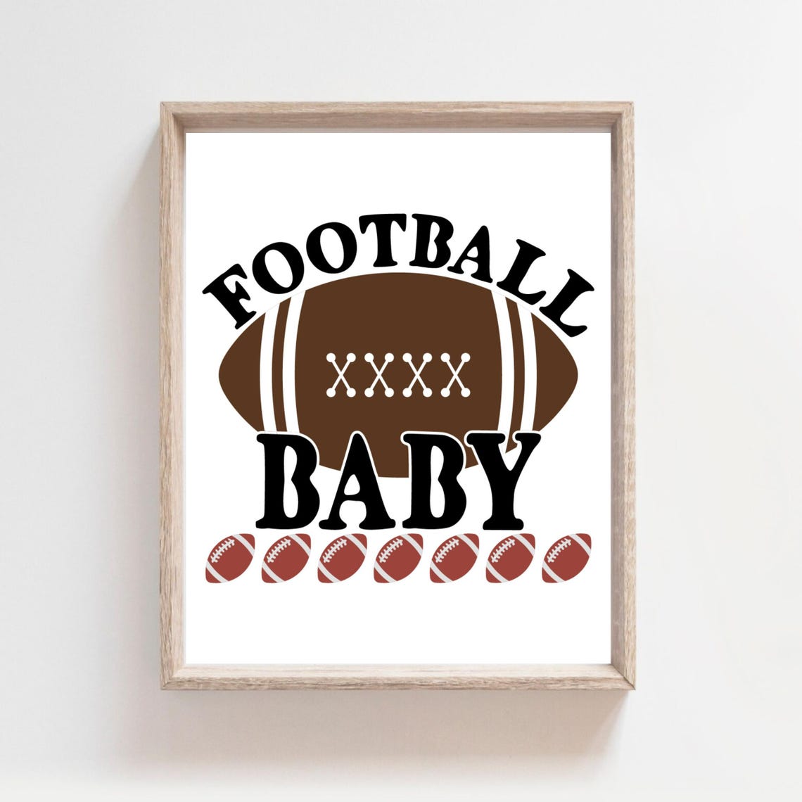 Football Print Nursery Art Football Wal Art Sport Wall Art Football Decor Sports Decor Sport Nursery Prints Baby Room Decor