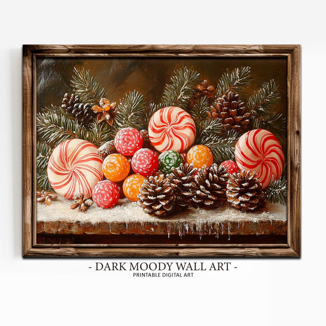 Festive Candy Art For Vintage Dark Academia Kitchen Decor