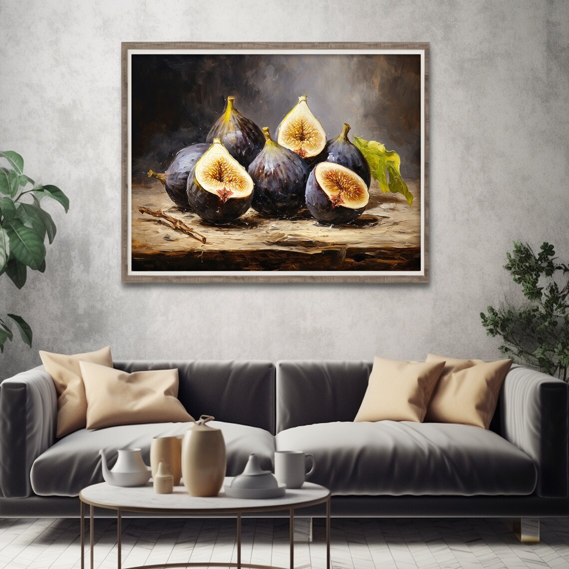 Moody Figs Vintage Fruit Still Life Art Print - Image 5
