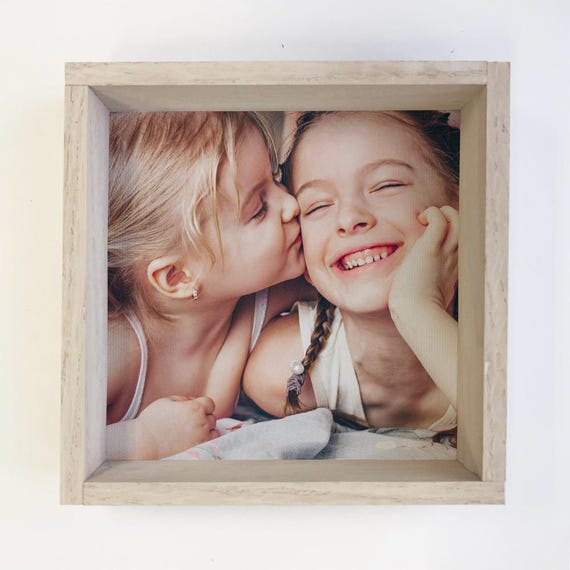 Girls Room Decor Custom Photo For Girl Wood Framed Personalized Unique Birthday