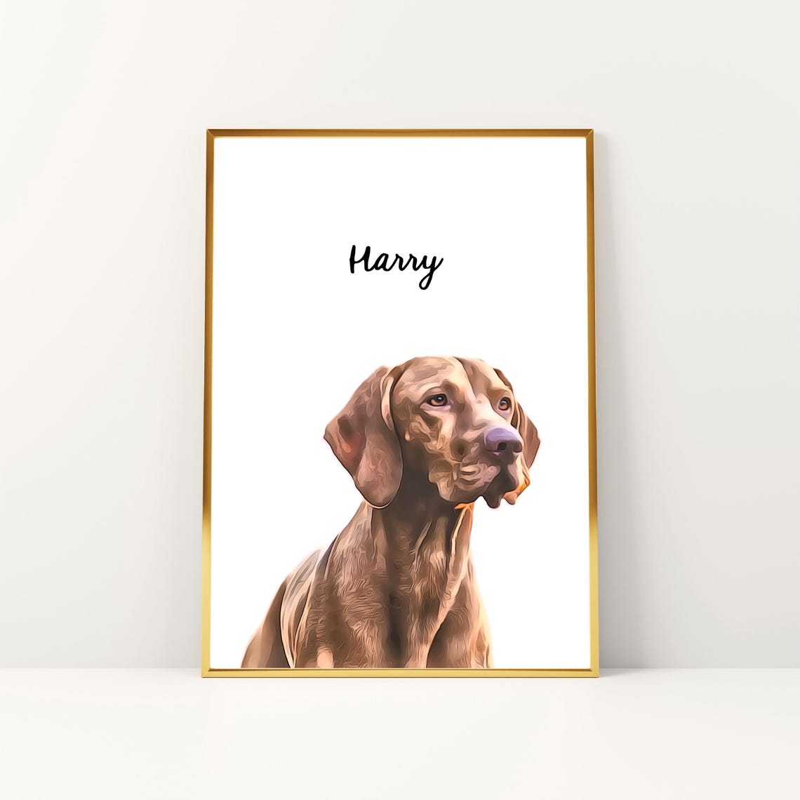 Custom Pet Portrait From Photo Custom Dog Portrait Memorial Dog Portrait Pet Owner Gift Dog Portrait Custom Painting Photo Photo Edit