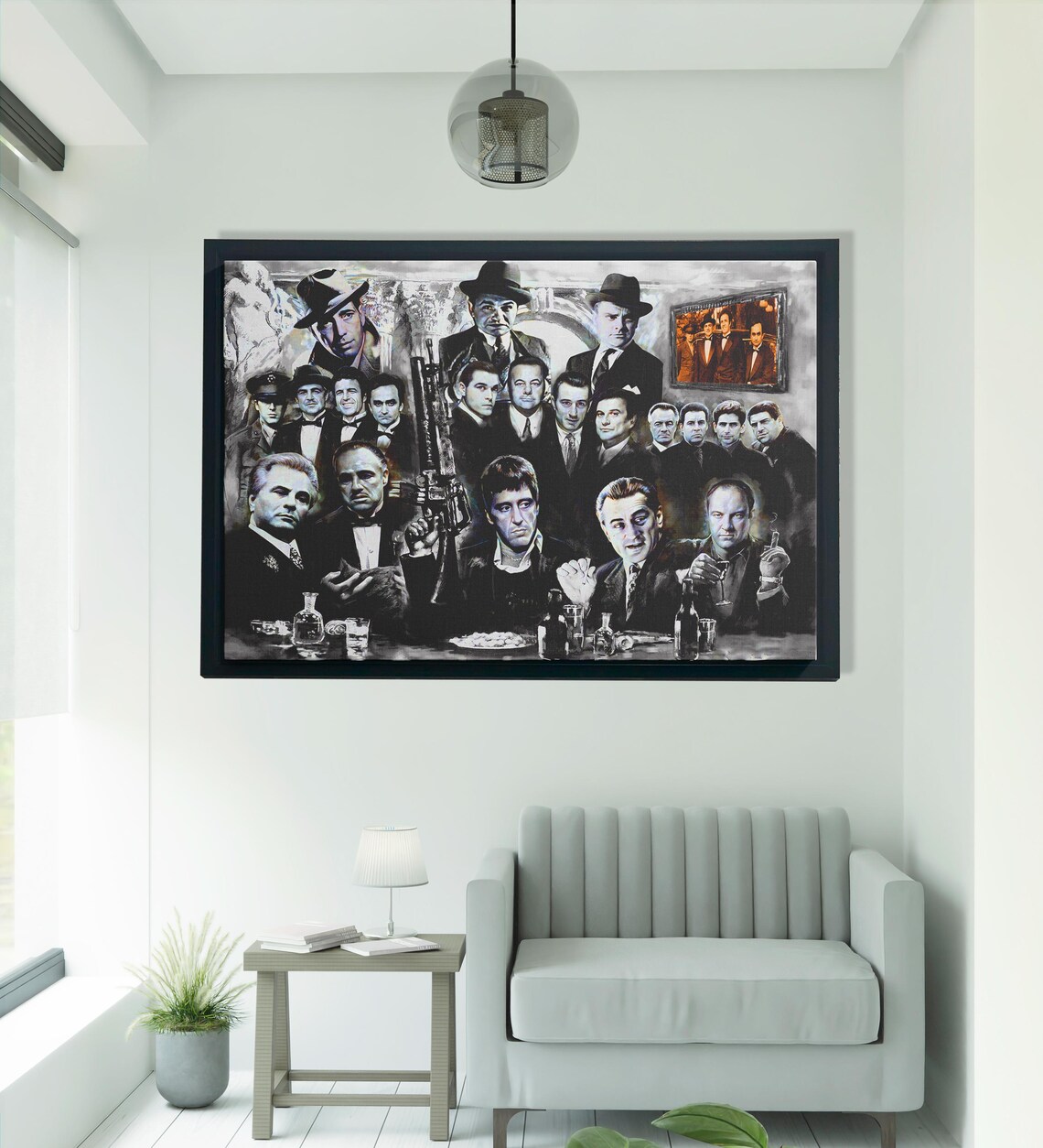 Gangsters Old Movie, Man Cave Decor - Image 2