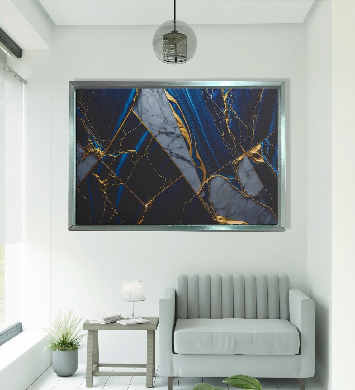 Abstract Marble Pattern, Modern Wall Art Print