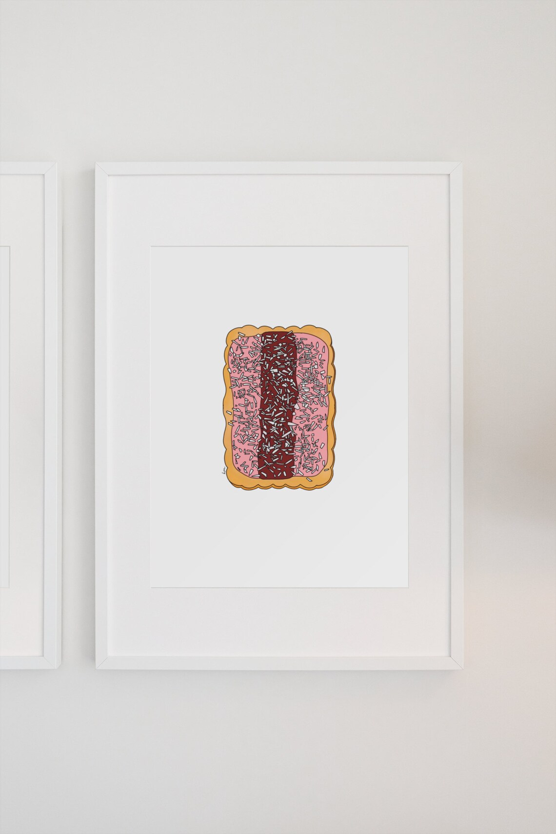 Iced Vovo Biscuit Print - Australian Food Art