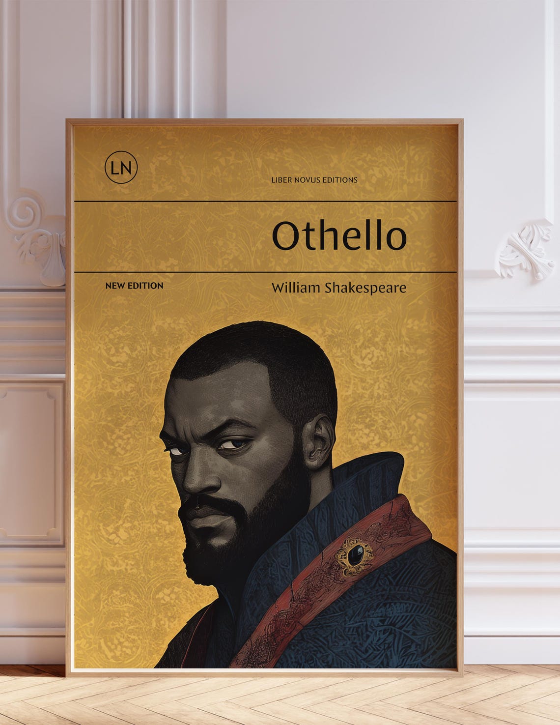 Shakespeare Othello New Edition Moor Portrait Gold Regal Poster