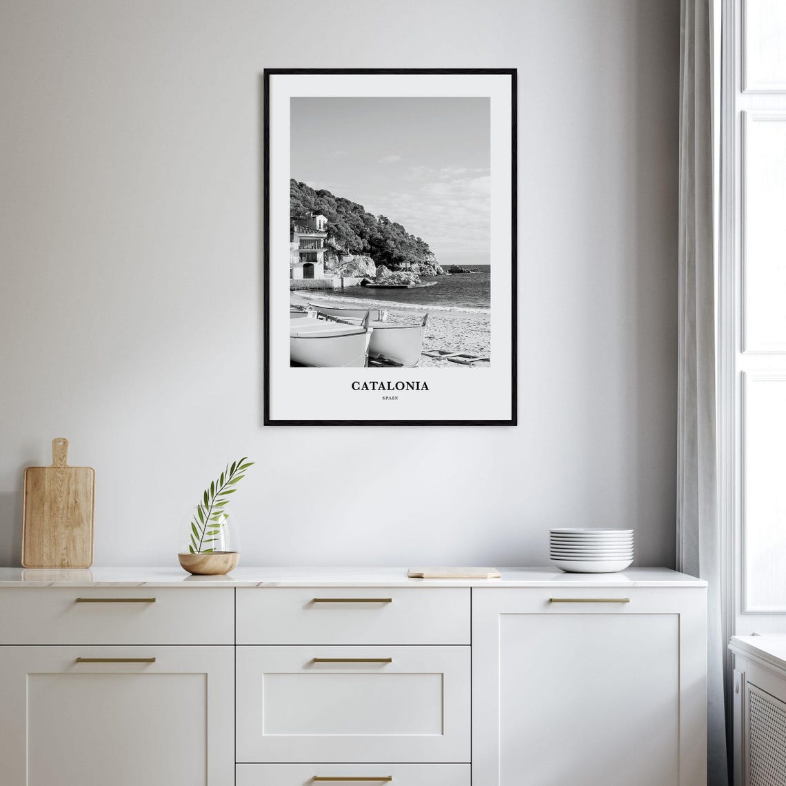 Catalonia Wall Art Catalonia Wall Decor Catalonia Poster Catalonia Home Decor Catalonia Travel Gift Catalonia Travel Print - Image 2