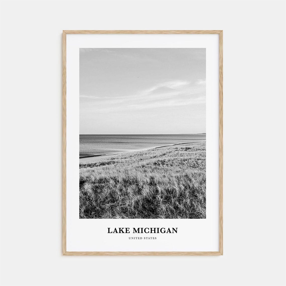 Lake Michigan Wall Art Lake Michigan Wall Decor Lake Michigan Poster Lake Michigan Home Decor Lake Michigan Travel Gift Lake Michigan
