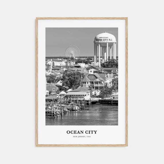 Ocean City Wall Art New Jersey Ocean City Wall Decor Ocean City Poster Ocean City Home Decor Ocean City Travel Gift Ocean City Travel