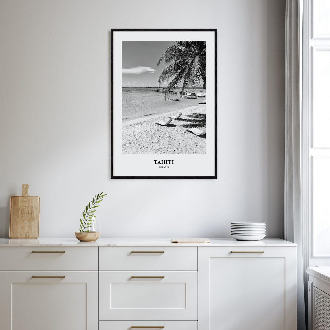 Tahiti Wall Art Tahiti Wall Decor Tahiti Poster Tahiti Home Decor Tahiti Travel Gift Tahiti Travel Print - Image 2