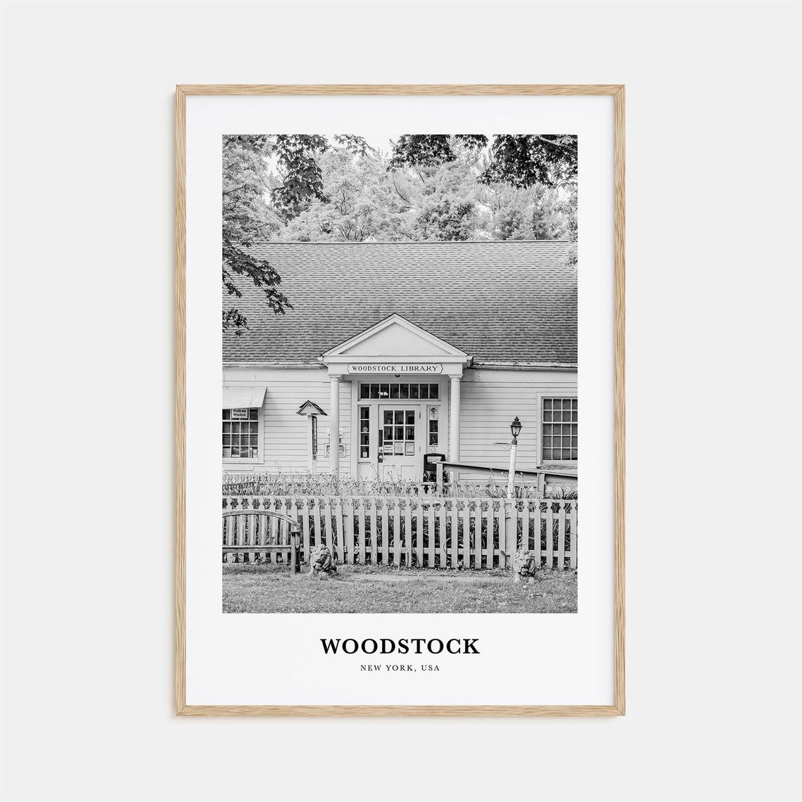 Woodstock Wall Art New York Woodstock Wall Decor Woodstock Poster Woodstock Home Decor Woodstock Travel Gift Woodstock Travel Print