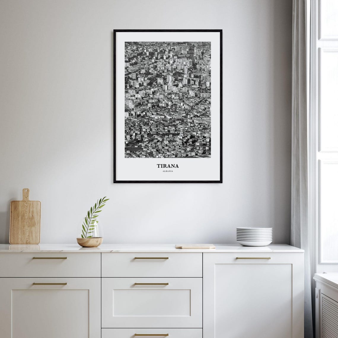 Tirana Wall Art Tirana Wall Decor Tirana Poster Tirana Home Decor Tirana Travel Gift Tirana Travel Print - Image 2