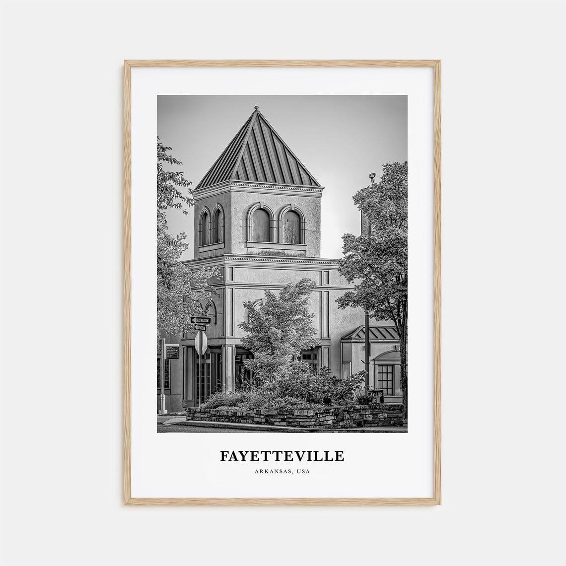Fayetteville Wall Art Arkansas Fayetteville Wall Decor Fayetteville Poster Fayetteville Home Decor Fayetteville Travel Gift Travel