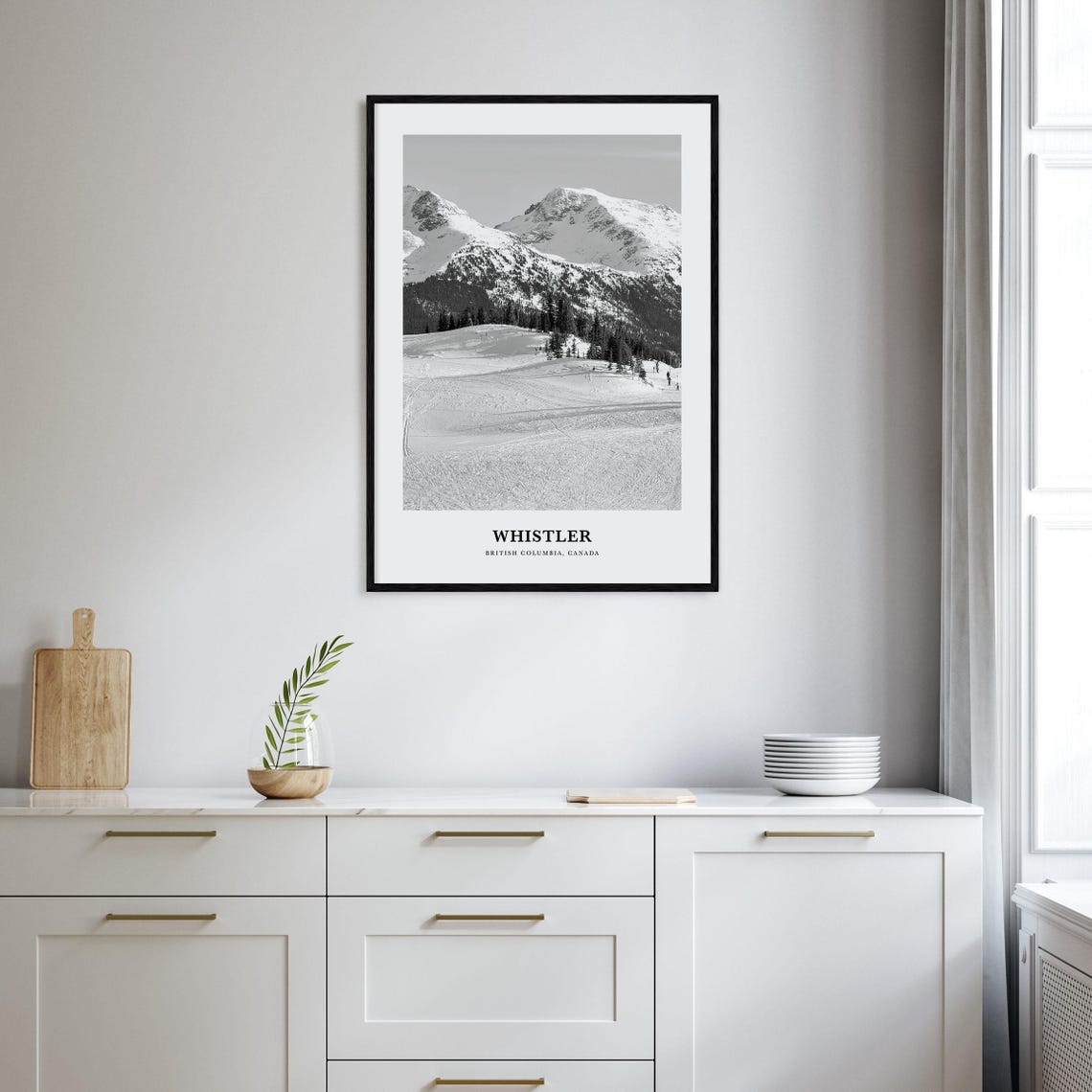 Whistler Wall Art Whistler Wall Decor Whistler Poster Whistler Home Decor Whistler Travel Gift Whistler Travel Print - Image 2