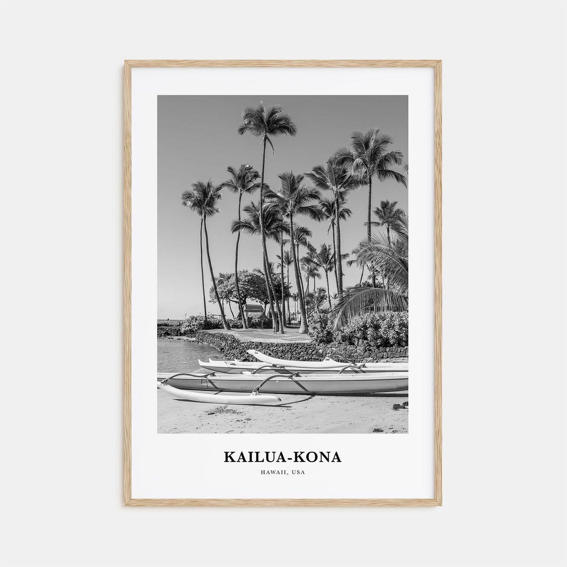 Kailua Kona Wall Art Kailuakona Wall Decor Kailuakona Poster Kailuakona Home Decor Kailuakona Travel Gift Kailuakona Travel Print