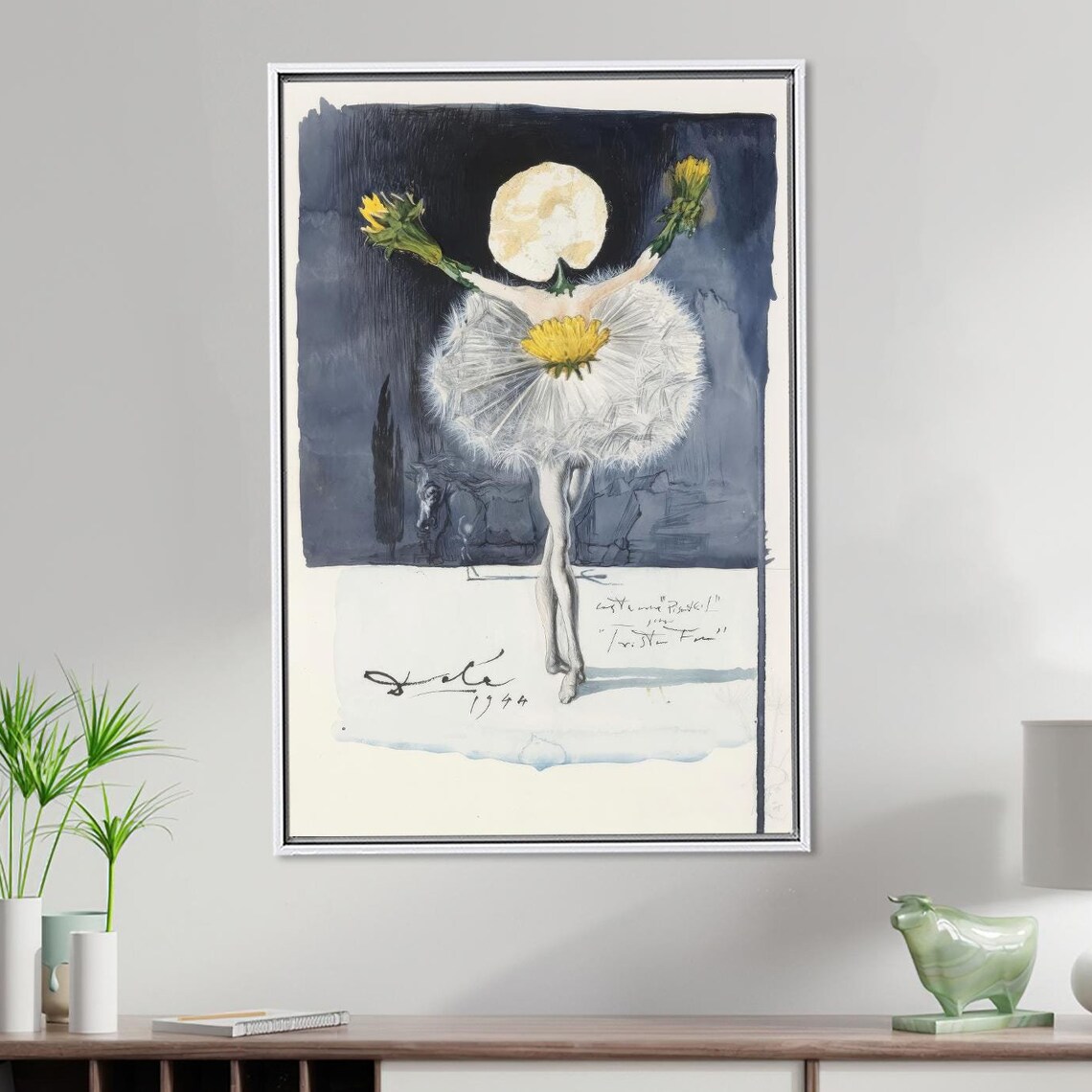 Salvador Dali Surreal Abstract Art Print