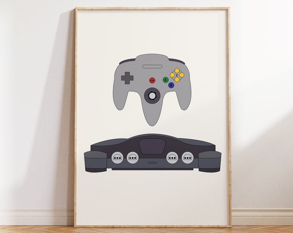 Video Game Controllers Print Video Game Art Gaming Gift Art For Boys Room Gift For Boyfriend Video Game Decor Gifts For Guys
