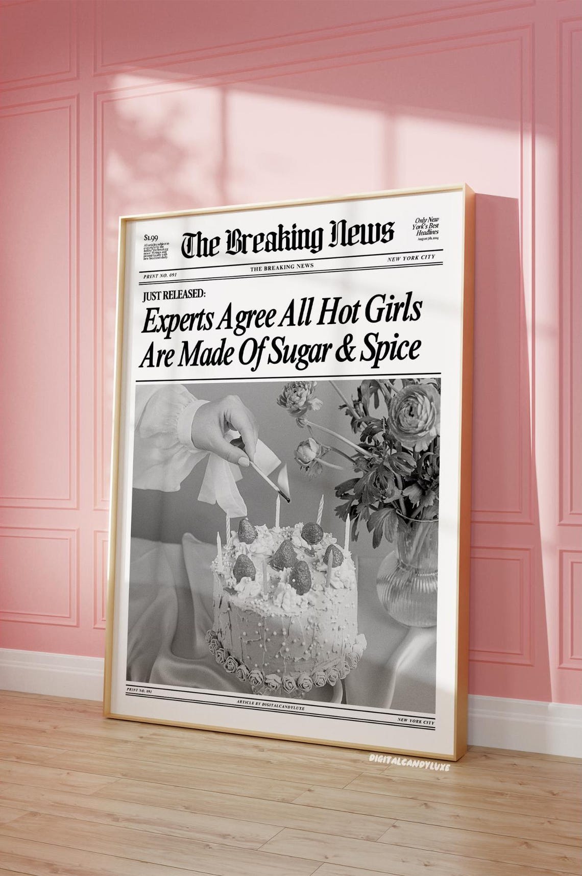 Experts Agree Hot Girls Sugar Spice Funny Satirical Newspaper Poster - Image 2