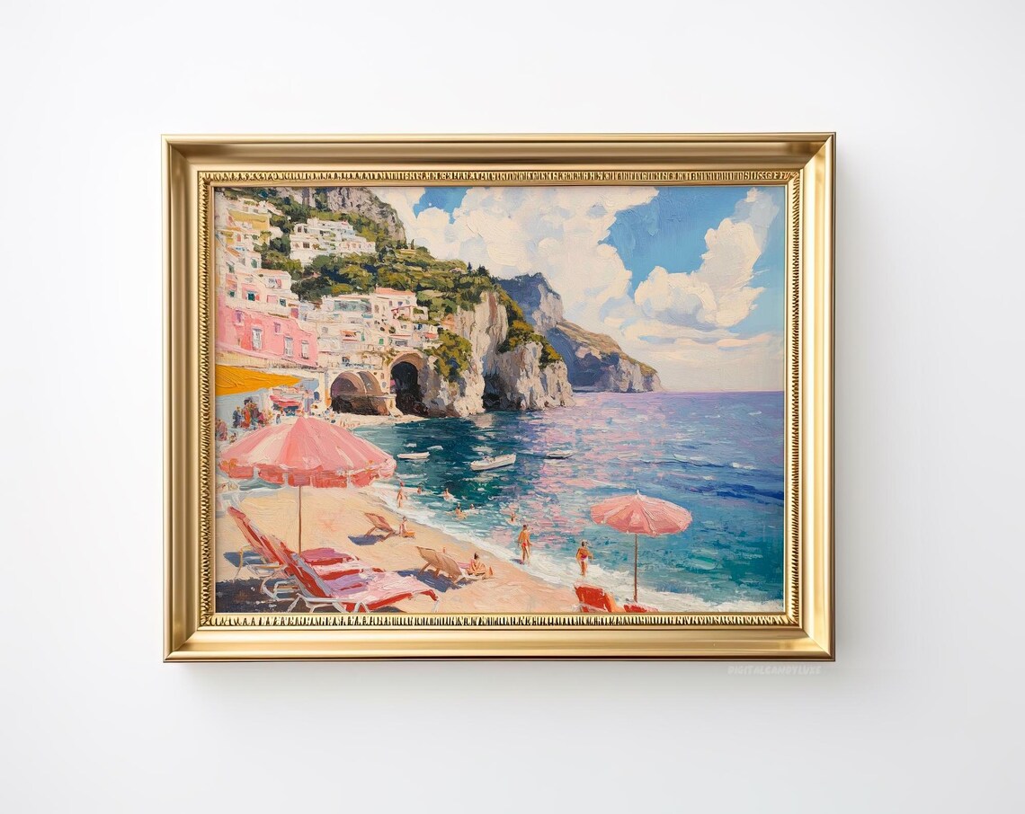 Sweetness Of Doing Nothing Coastal Vintage Art Print