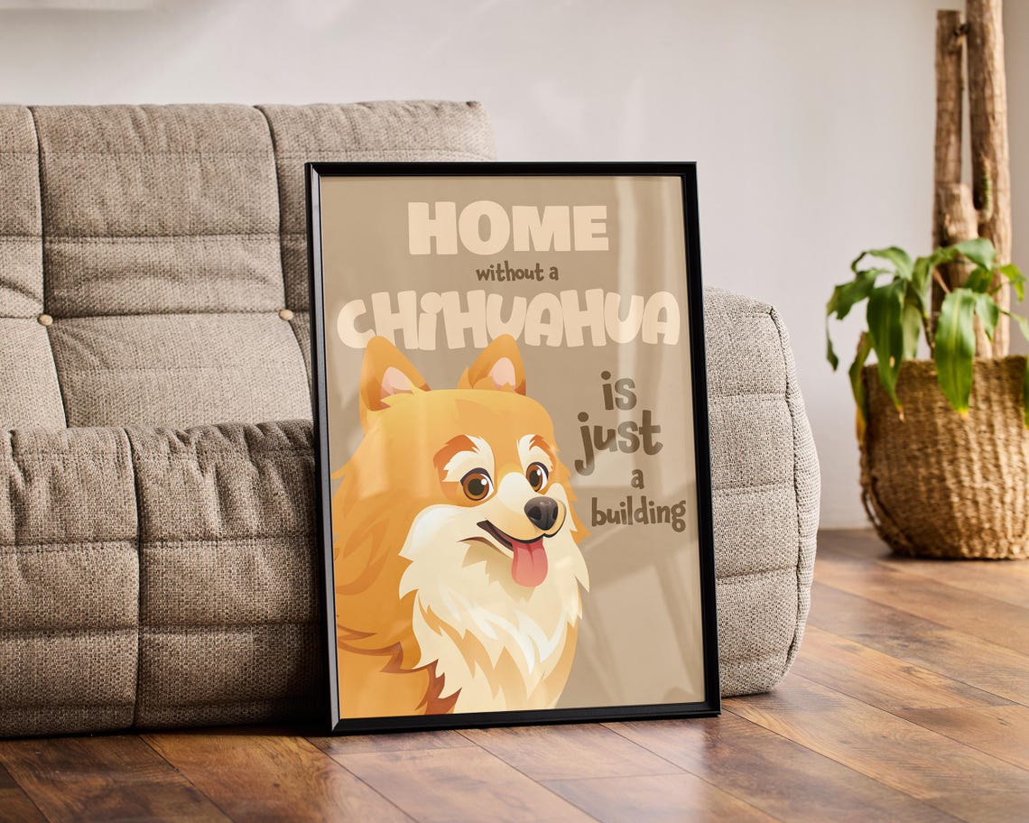 Chihuahua Art Print, Dog Lover Gift