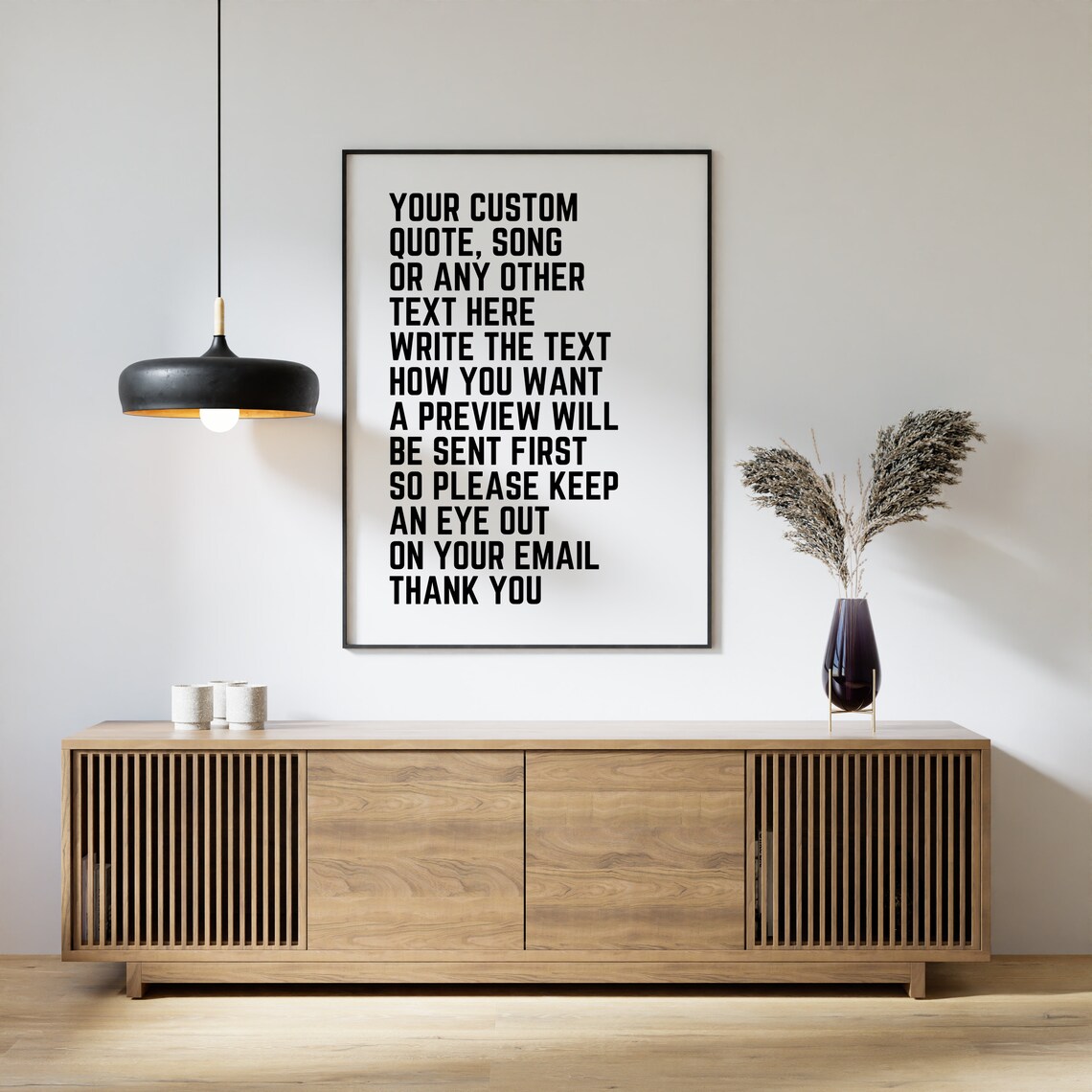 Custom Quote Print, Personalized Word Wall Art - Image 2