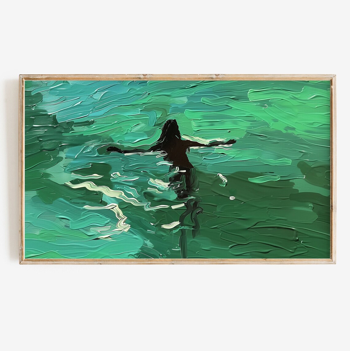 Summer Frame TV Art, Colorful Abstract Art Print
