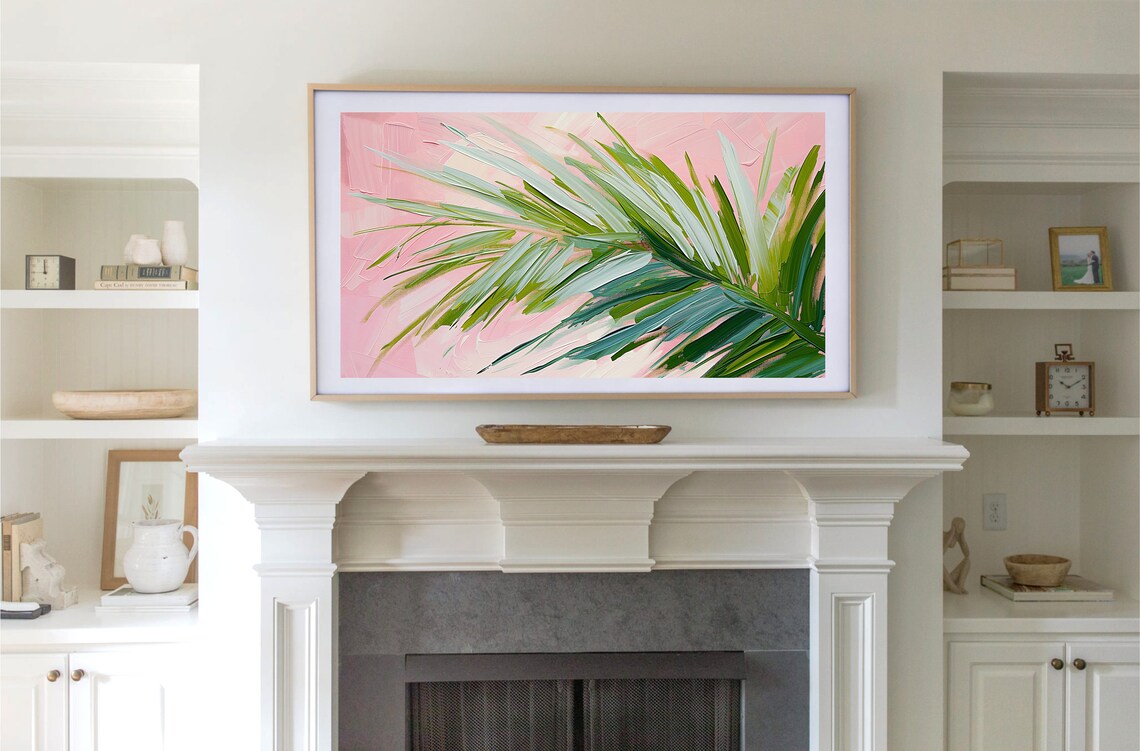 Tropical Palm Leaf Painting, Colorful Summer Art Print - Image 4