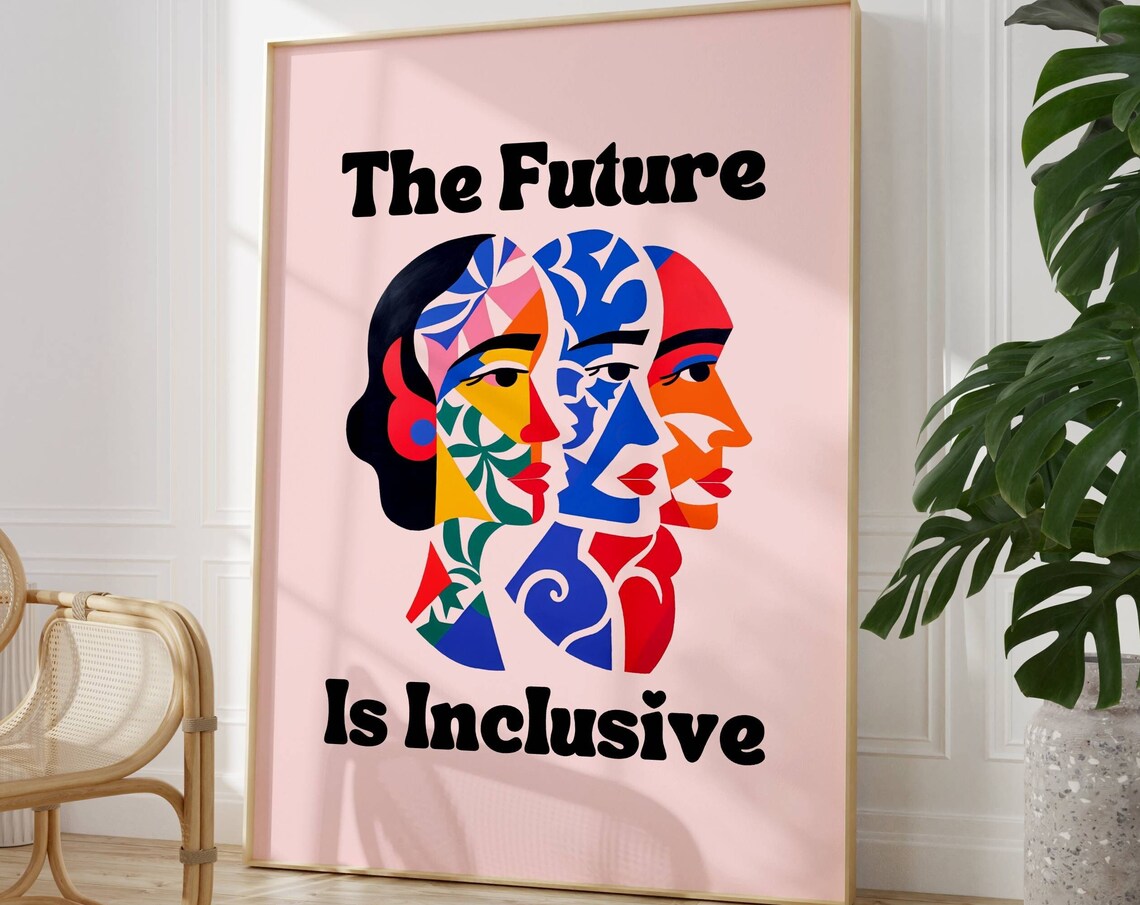 The Future Is Inclusive Equality Matters Art Print - Image 4