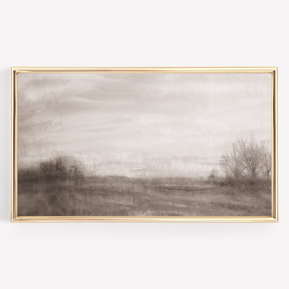 Winter Frame Tv Art Moody Landscape Abstract - Image 3