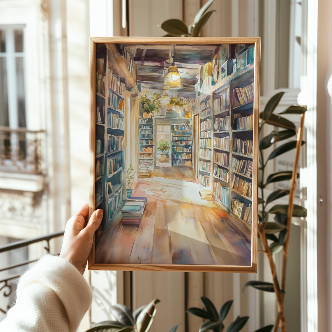 Book Lover Reading Nook Decor Literary Wall Print - Image 4