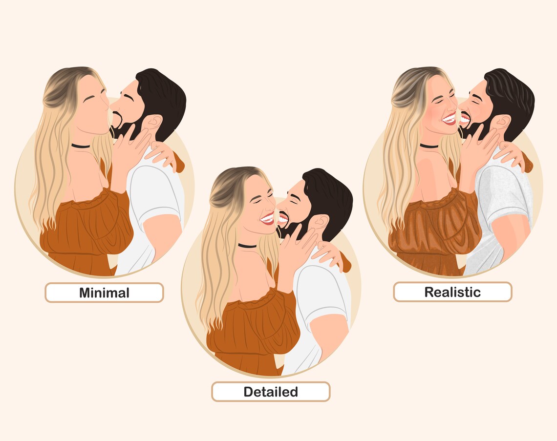 Custom Minimalist Portrait, Faceless Illustration - Image 4