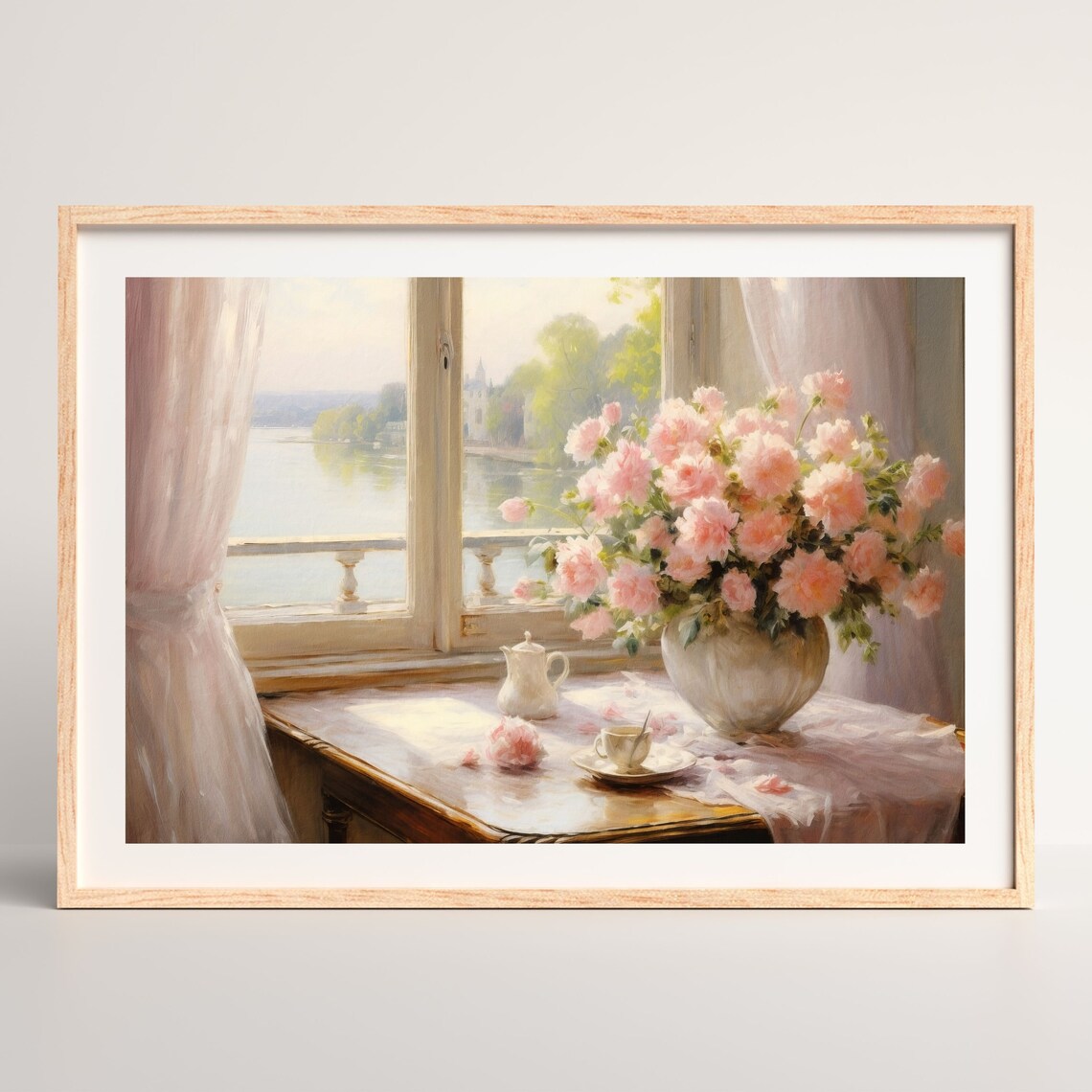 Flower Still Life, Retro French Kitchen Poster - Image 2