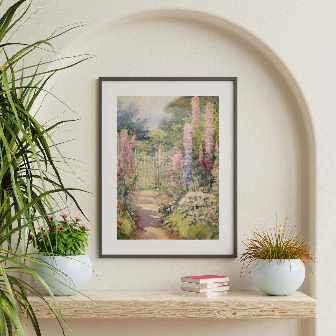 Countryside Garden Vintage Farmhouse Art Print - Image 2