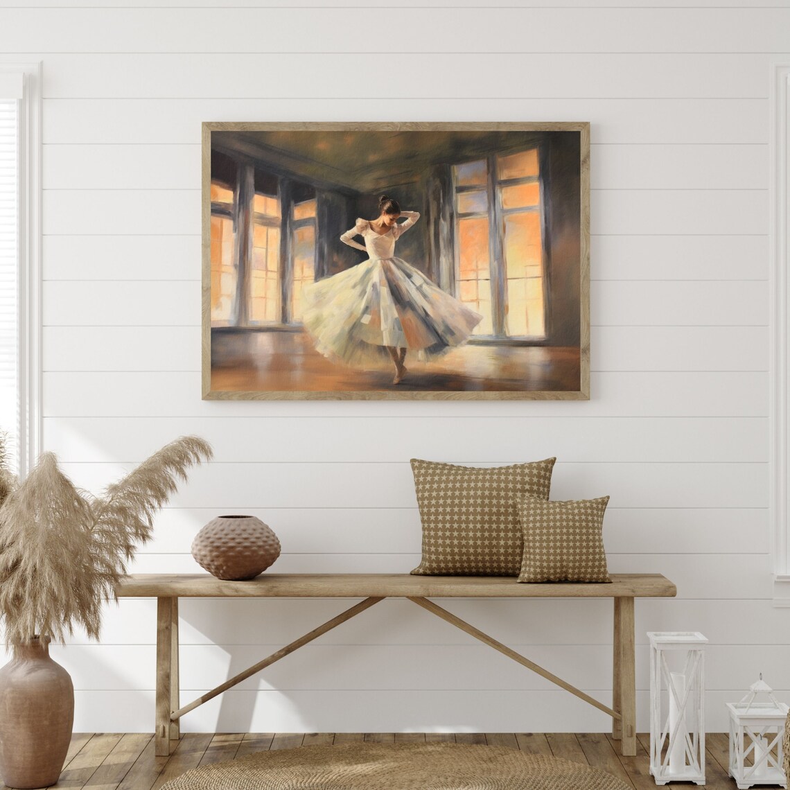 Vintage Ballet Dance Art Print, Girly Bedroom Decor - Image 3