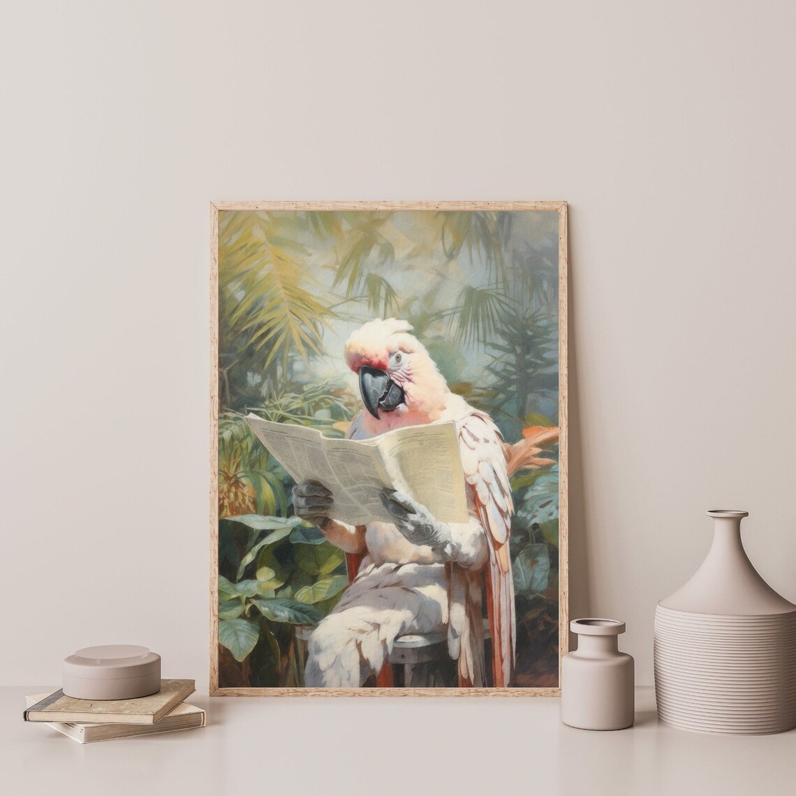 Retro Bird Aesthetic Art Print, Kids Room Decor - Image 3