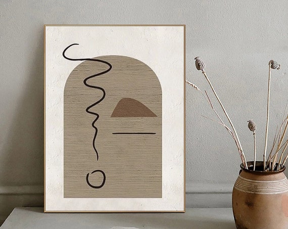 Modern Beige White Abstract Painting On Beige White Textured Wall Art Minimalist Painting Beige White Painting Wabi Sabi Wall Art