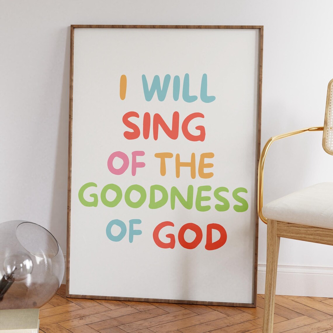 Goodness Of God, Christian Scripture Poster