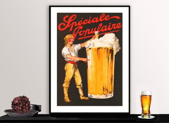 Speciale Populaire Beer Vintage Fooddrink Poster Poster Paper Or Print Gift Idea