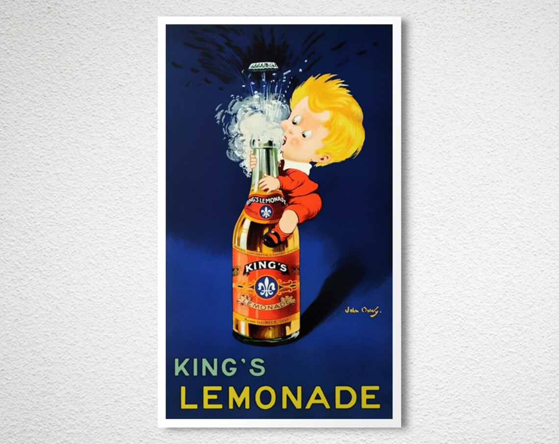 Kings Lemonade Vintage Food and Drink Poster Print - Image 2