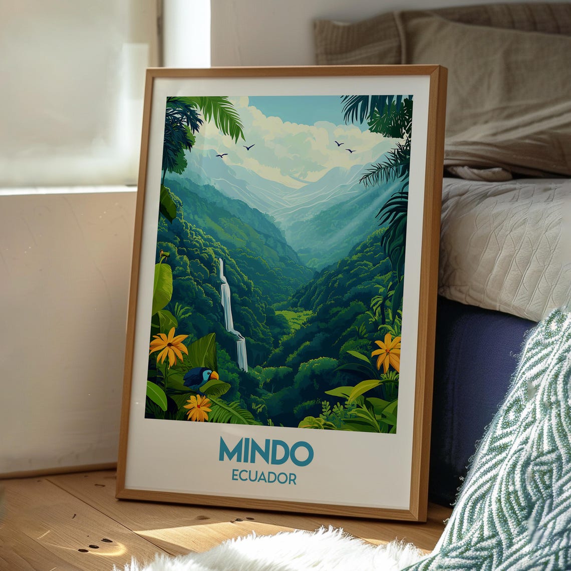 Mindo Poster Ecuador Art Travel Print Wall Backpacking South America - Image 3