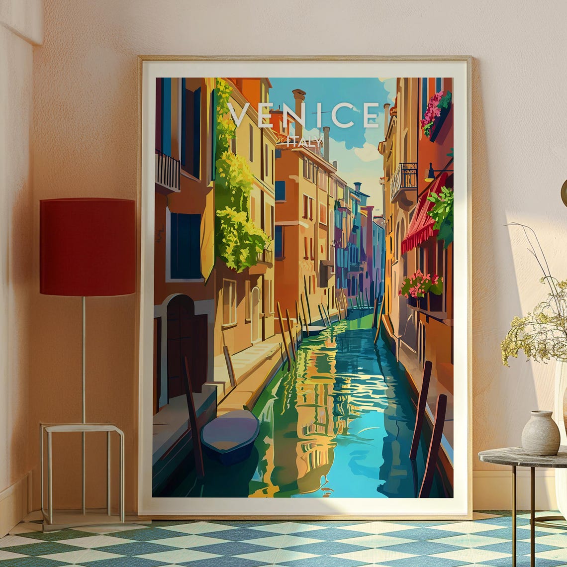 Venice Italy Canal Travel Poster, Wall Art Print - Image 2